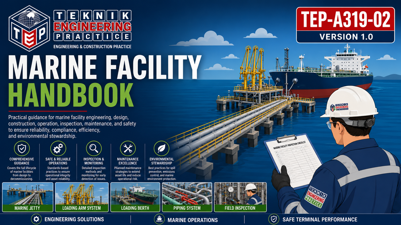 Thumbnail for TEP-A319-02 – Marine Facility Handbook – Version 1.0